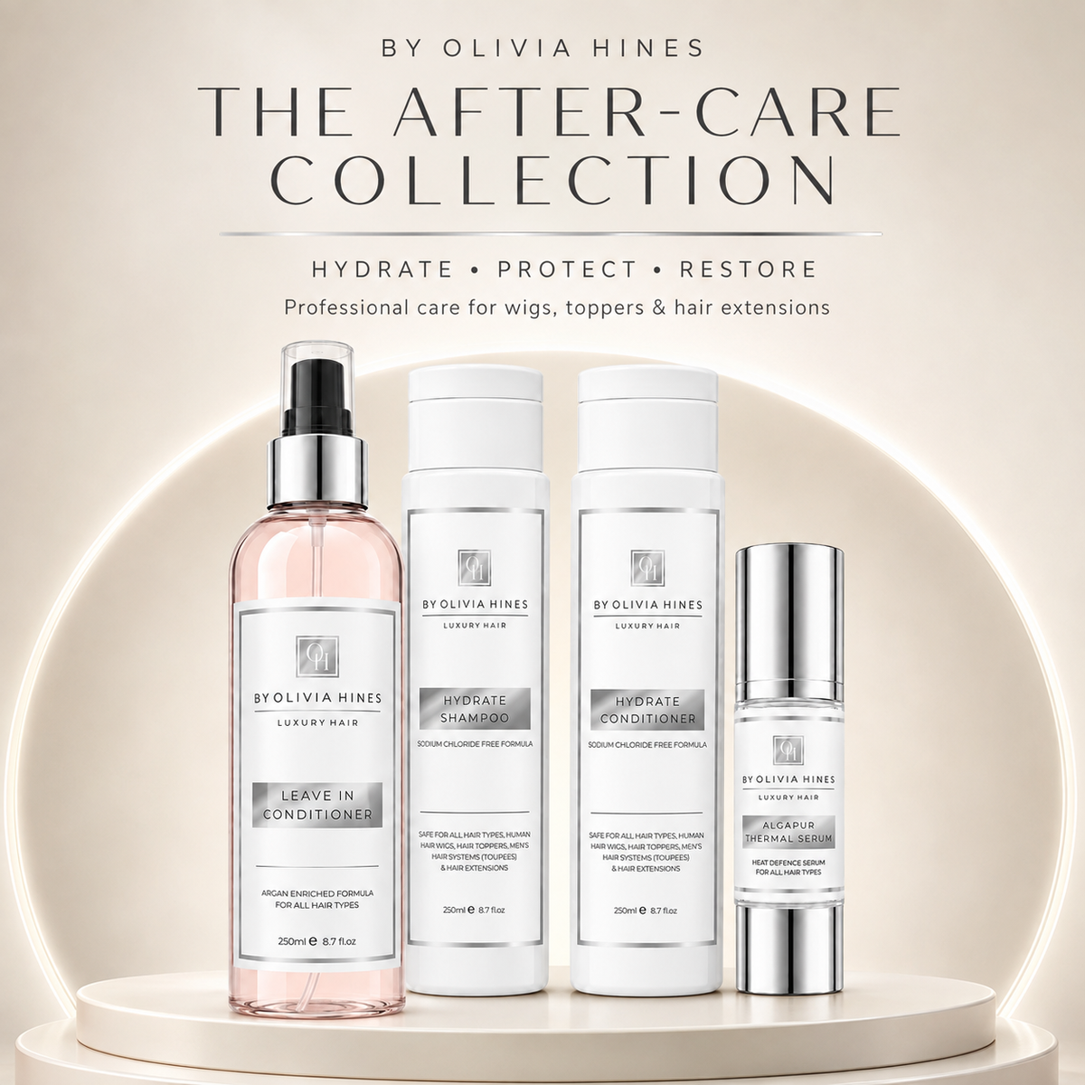 Aftercare Package – cleanse, nourish & protect your wigs, toppers & hair extensions