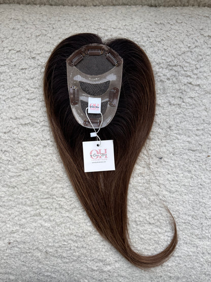 Light Volume Human Hair Topper for Thinning Hair