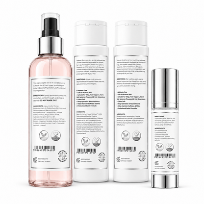 Aftercare Package – cleanse, nourish & protect your wigs, toppers & hair extensions