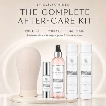 Wig & Topper starter kit aftercare package - with mannequin head