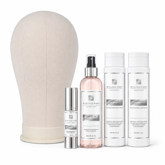 Wig & Topper starter kit aftercare package - with mannequin head