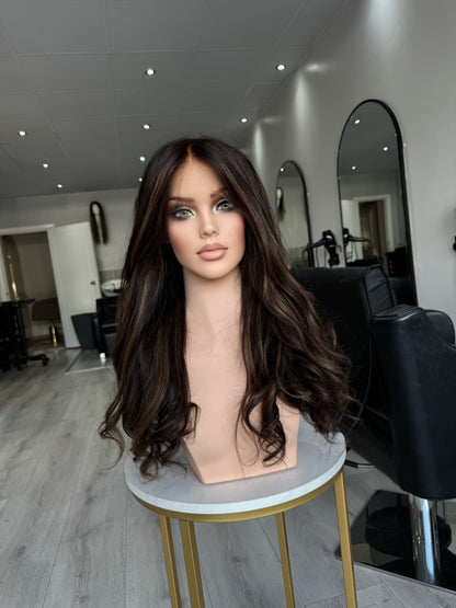 Zareen HD lace frontal human hair wig | size medium ready to ship
